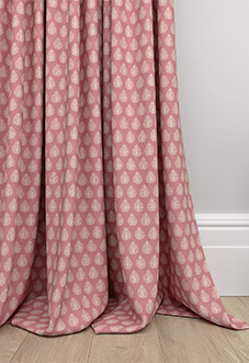 Emily Bond Jaipur, Raspberry - Made to Measure Curtains